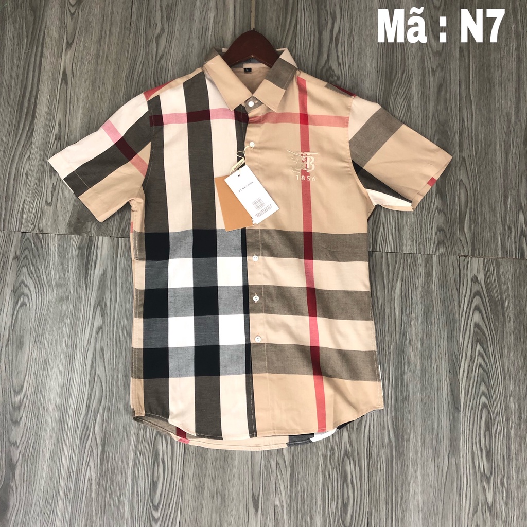 [ xả kho lẻ size ] sơ mi kẻ BBR dài ngắn tay ,áo kẻ nam cộc tay và dài tay chất đẹp hàng quoảng châu mới | BigBuy360 - bigbuy360.vn