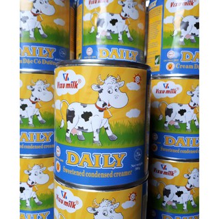 Cream đặc có đường daily lon 380gr
