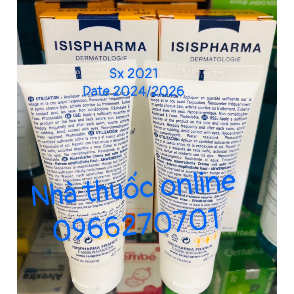 KEM CHỐNG NẮNG UVEBLOCK SPF 50+ TINTED MINERAL 2 MÀU