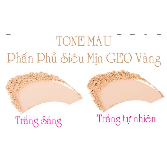 PHẤN PHỦ GEO VÀNG LAMY CATALINA GOLDEN PACT SPF 50 PA++