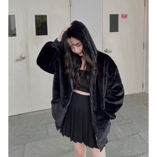 áo khoác hoodie lông