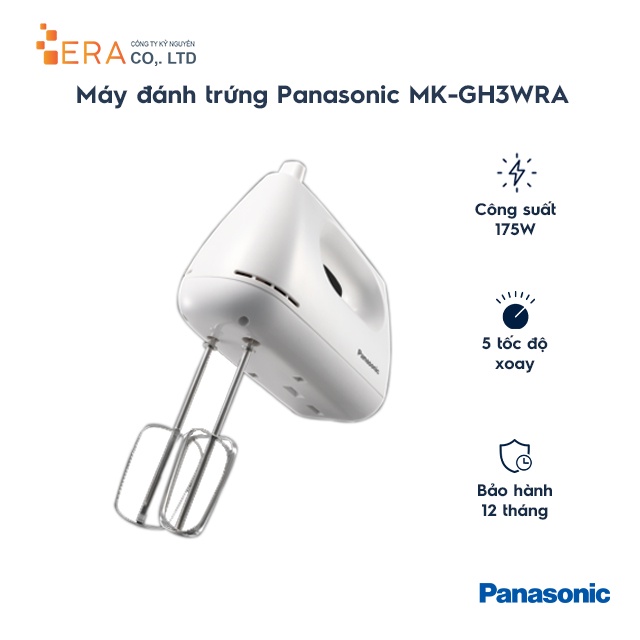 Máy đánh trứng cầm tay Panasonic PADR-MK-GH3WRA