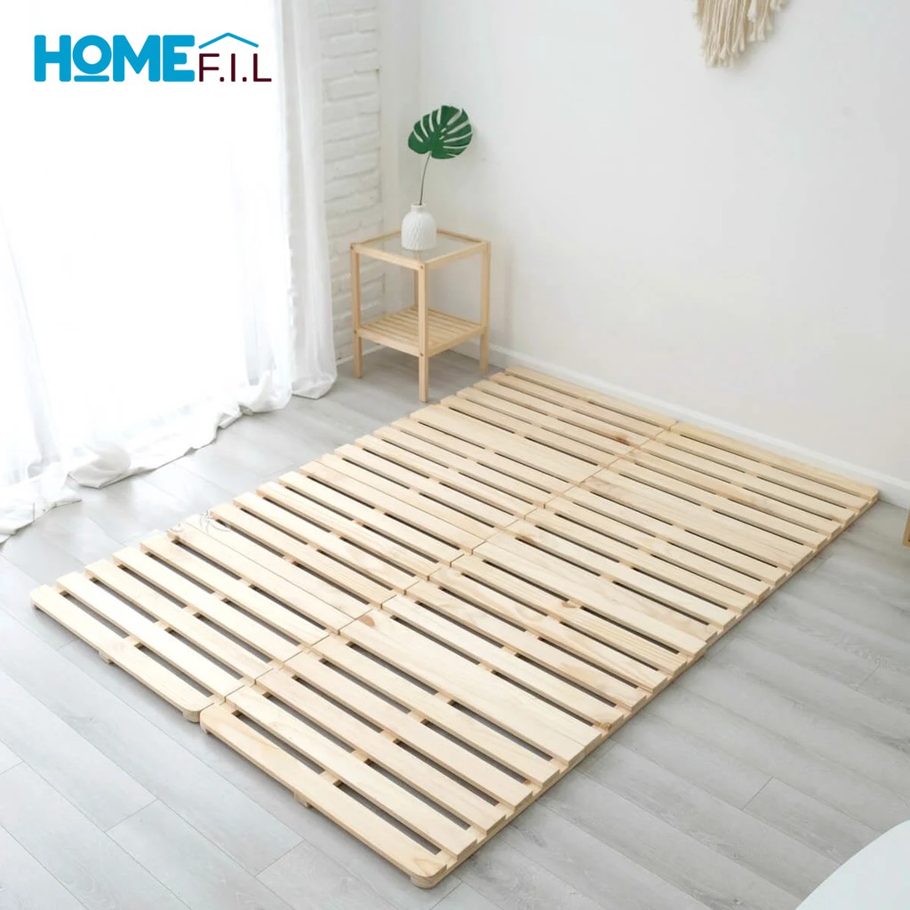 [ FREE SHIP ] Giường Ngủ Pallet Gỗ Thông Minh Homefil Skinny Bed/ Giường Gấp Thông Minh/ Pallet Gấp Gọn [Hàng Xuất Khẩu] | BigBuy360 - bigbuy360.vn