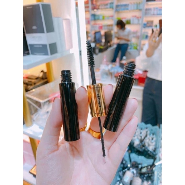 Mascara &amp; Eyeliner 2 Đầu Browit by Nongchat Giúp Dưỡng Mi Dài, Cong Mi Hàng Thái Lan Chính Hãng