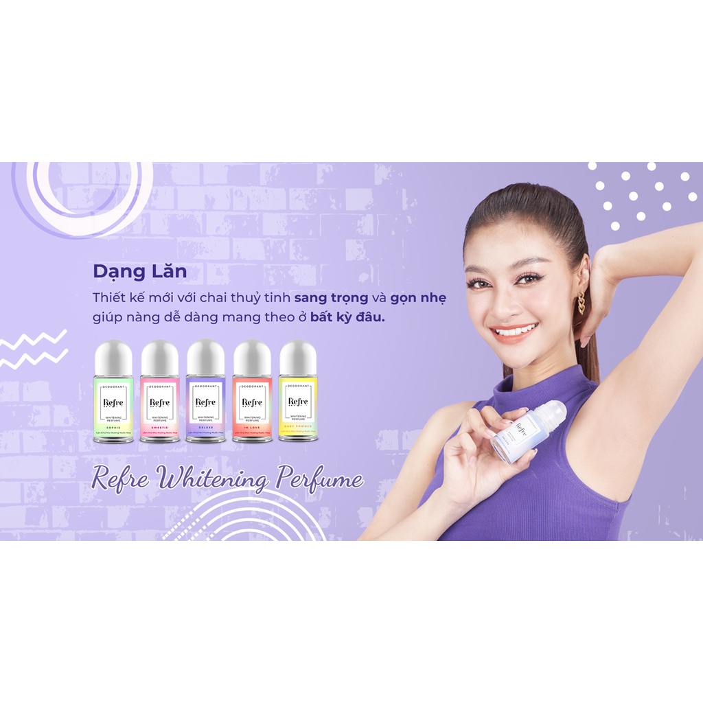 Lăn Khử Mùi Dưỡng Trắng Nách Refre 30ml | BigBuy360 - bigbuy360.vn