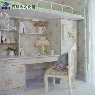 Decal giấy dán tường hồng chùm kem-aqa