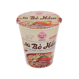 Mì ly bò hầm ottogi 62g