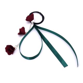 Buộc tóc hoa rơi mẫu 6