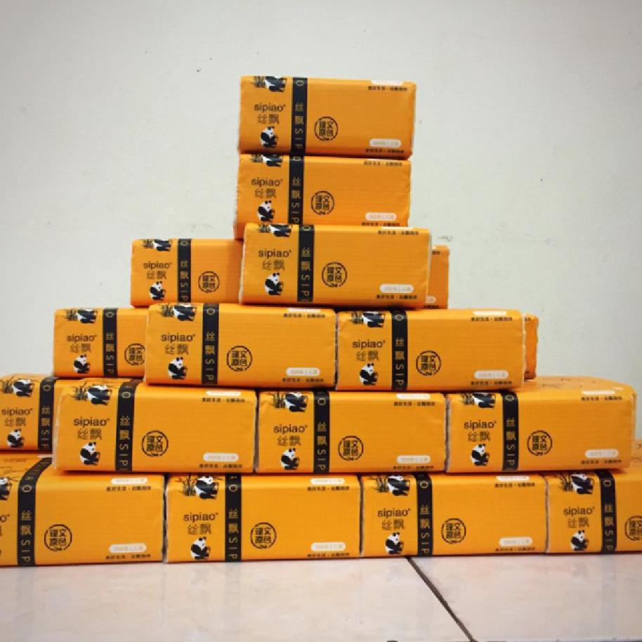 GIẤY ĂN GẤU TRÚC SIPIAO ( 1 TÚI 300 TỜ) (RẺ NHẤT SÀN SHOPEE) khodogogiare1987