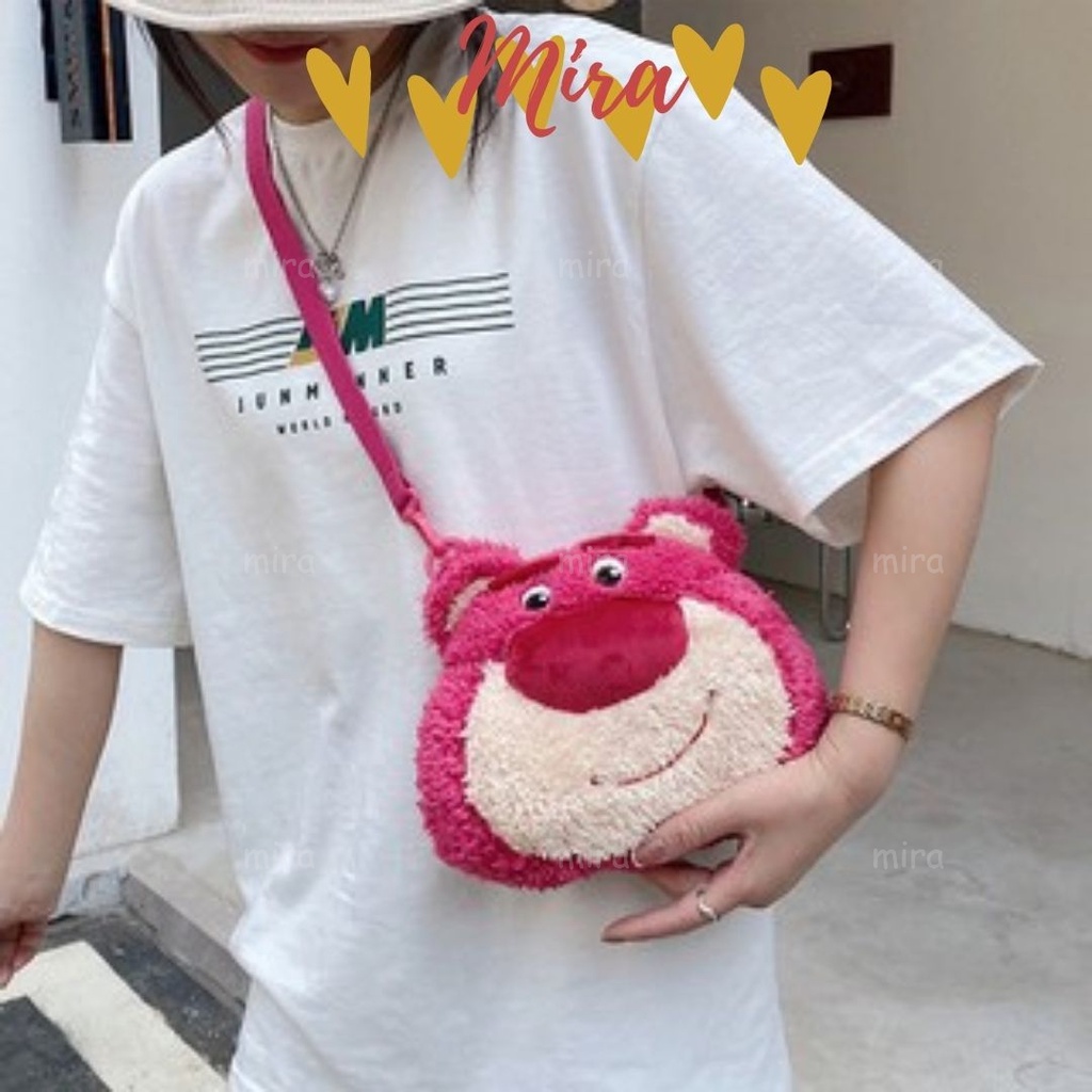 Túi Đeo Chéo  Bằng Bông Cho Bé  Ulzzang Hàn Quốc MIRA-TV5009
