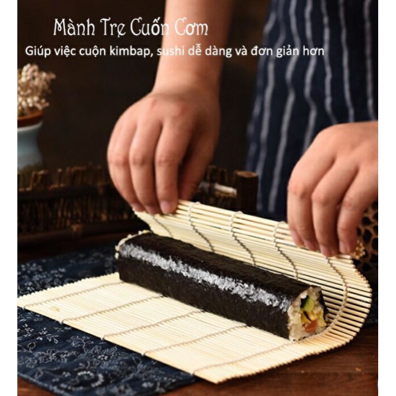 Mành Tre Cuộn Cơm Kimbap, Cuốn Sushi 🍣