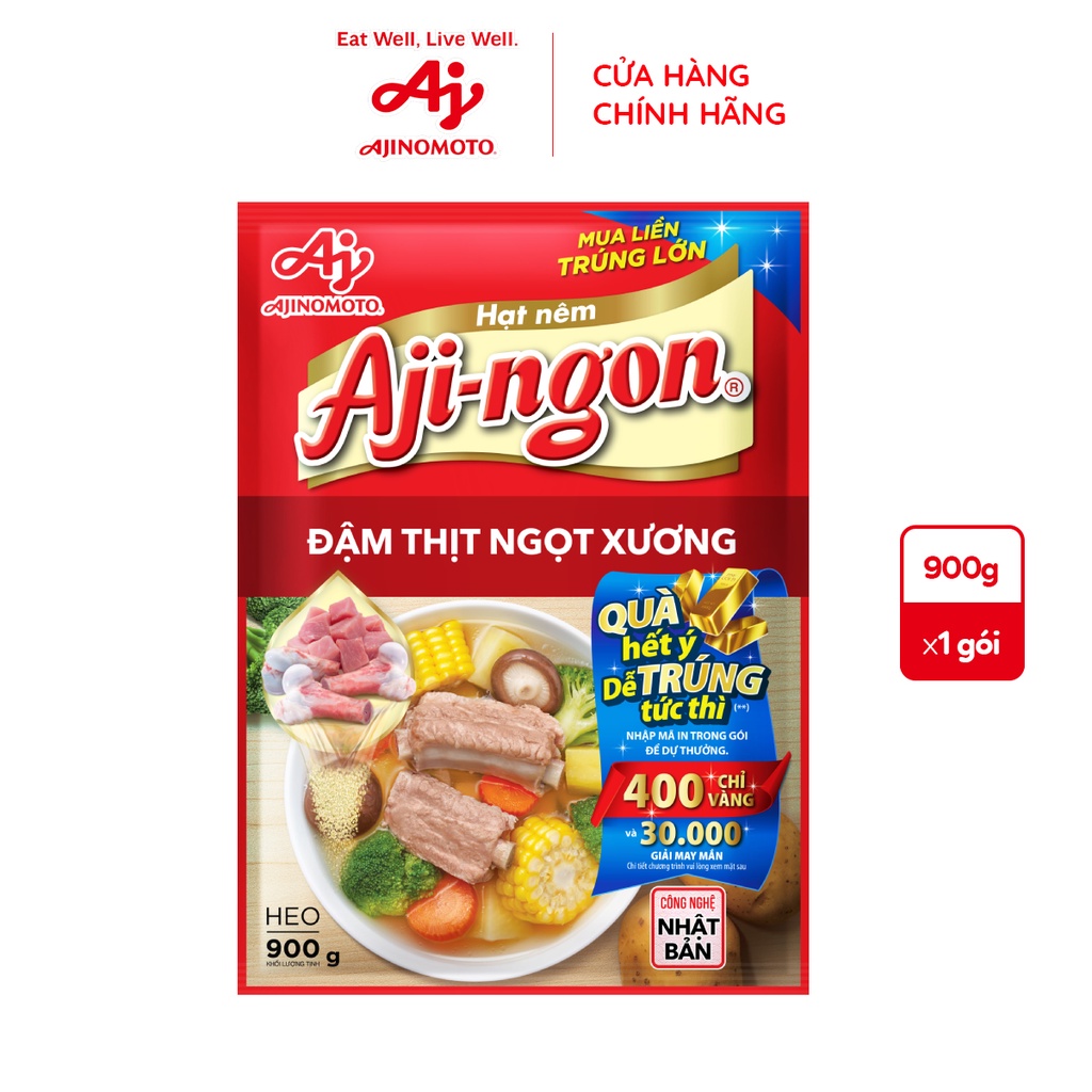 Hạt nêm Aji-ngon (900g/ gói)