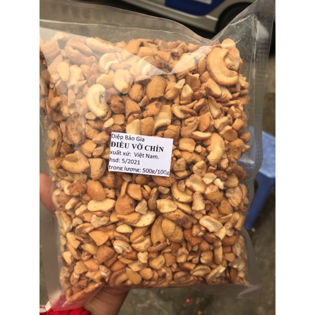 Hạt điều vỡ 500g