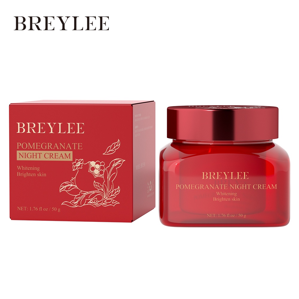 Kem Dưỡng Da Ban Đêm BREYLEE Chiết Xuất Lựu Dưỡng Ẩm Làm Trắng Làm Sáng Da