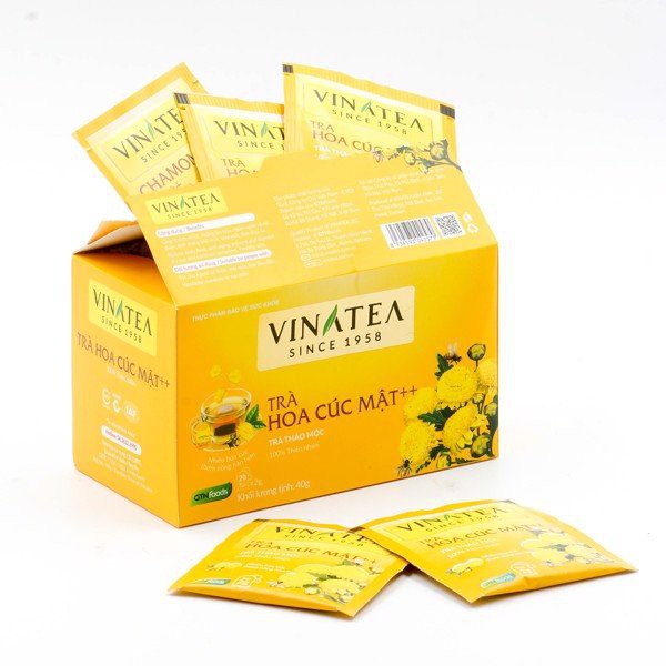 Trà Vinatea hoa cúc mật ++ túi lọc 40g