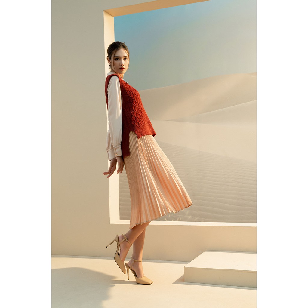 Áo len nữ form rộng kiểu gile 10 màu sắc LEIKA | BigBuy360 - bigbuy360.vn