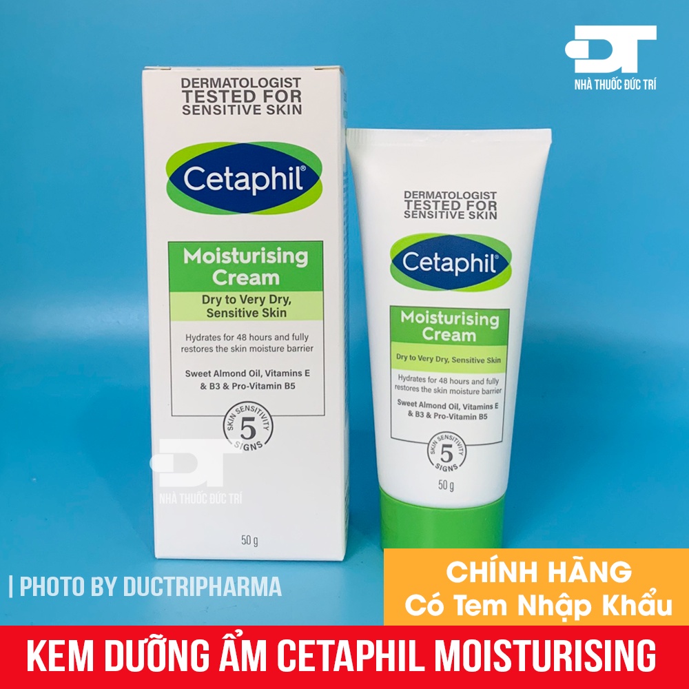 Kem Dưỡng Ẩm Cetaphil Làm Mềm Da Cho Mặt Và Toàn Thân Face & Body Moisturizing Cream 50g