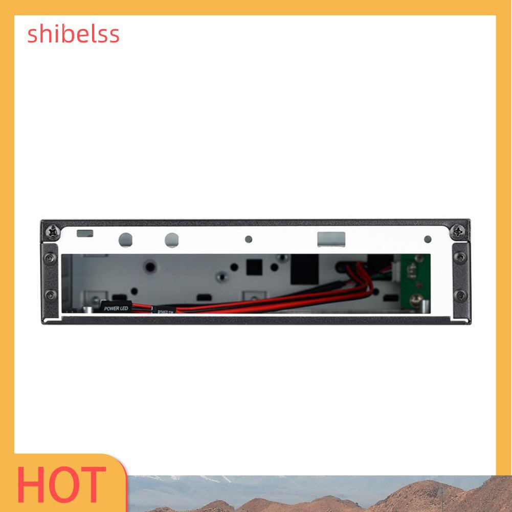 Shibelss E-T3 Mini-ITX Case Ultra Slim SECC Computer PC Chassis Support Wall Mount