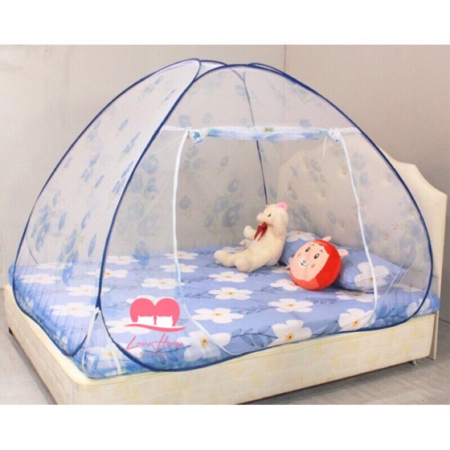Màn chụp tự bung đỉnh rộng, mùng chụp di động chống muỗi hiệu quả, nhiều kích thước(VIDEO KÈM ẢNH THẬT)