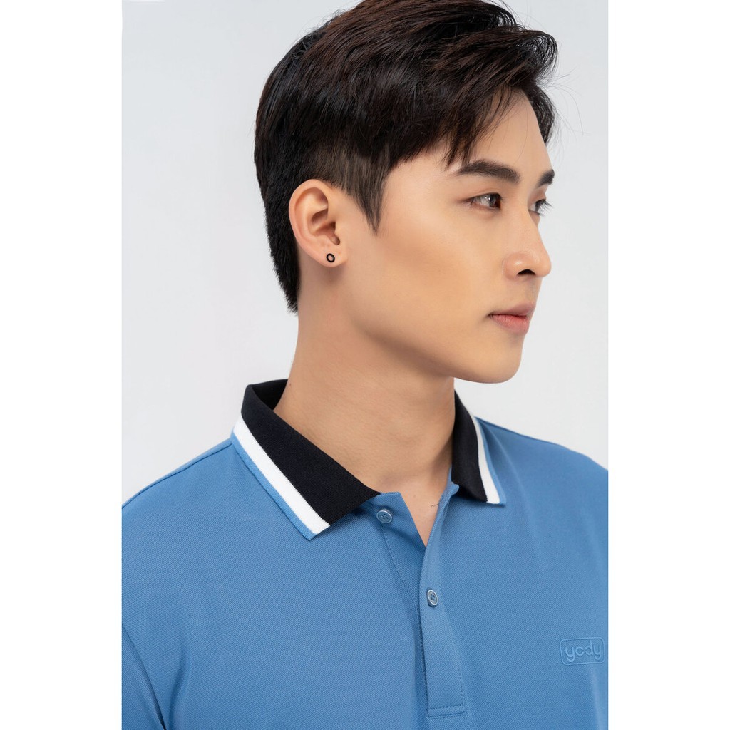 Áo Phông Nam Polo Phối Bo 01 YODY Áo Thun Thoáng Mát Thấm Hút Tốt- Mã SP: APM3639