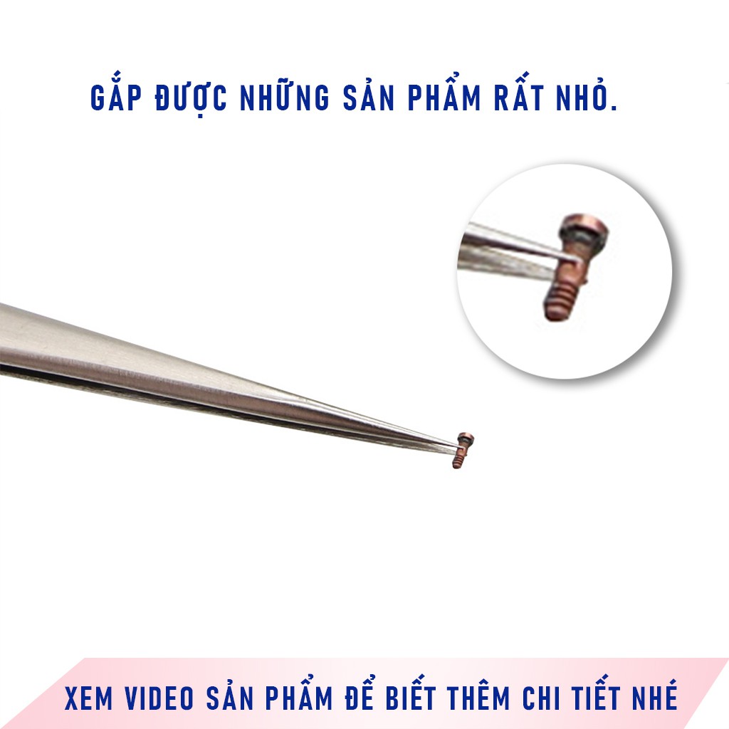 Nhíp gắp lông yến chuyên dụng giá rẻ mũi kẹp sát bắt lông nhíp VETUS tốt tại NAILSTORE