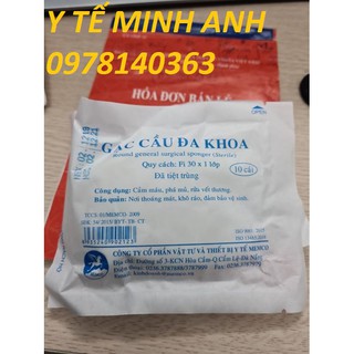 Gạc cầu sản khoa vô trùng Danameco(COMBO 10 GOI)