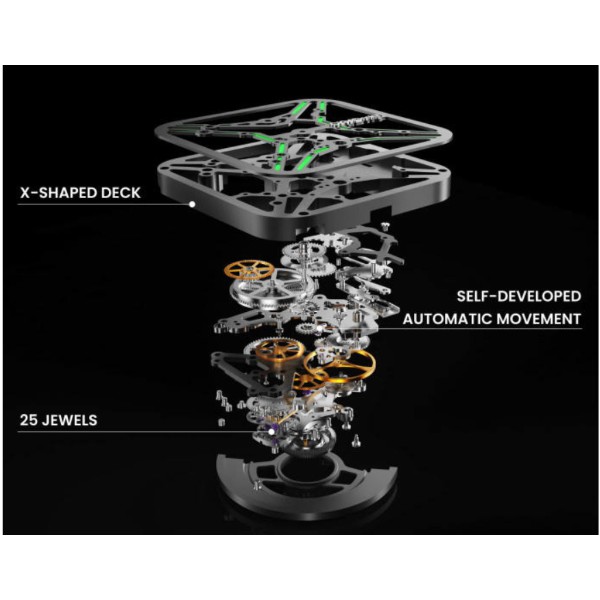 Đồng hồ Cơ Nam Xiaomi CIGA Design X Series  - Space Silver