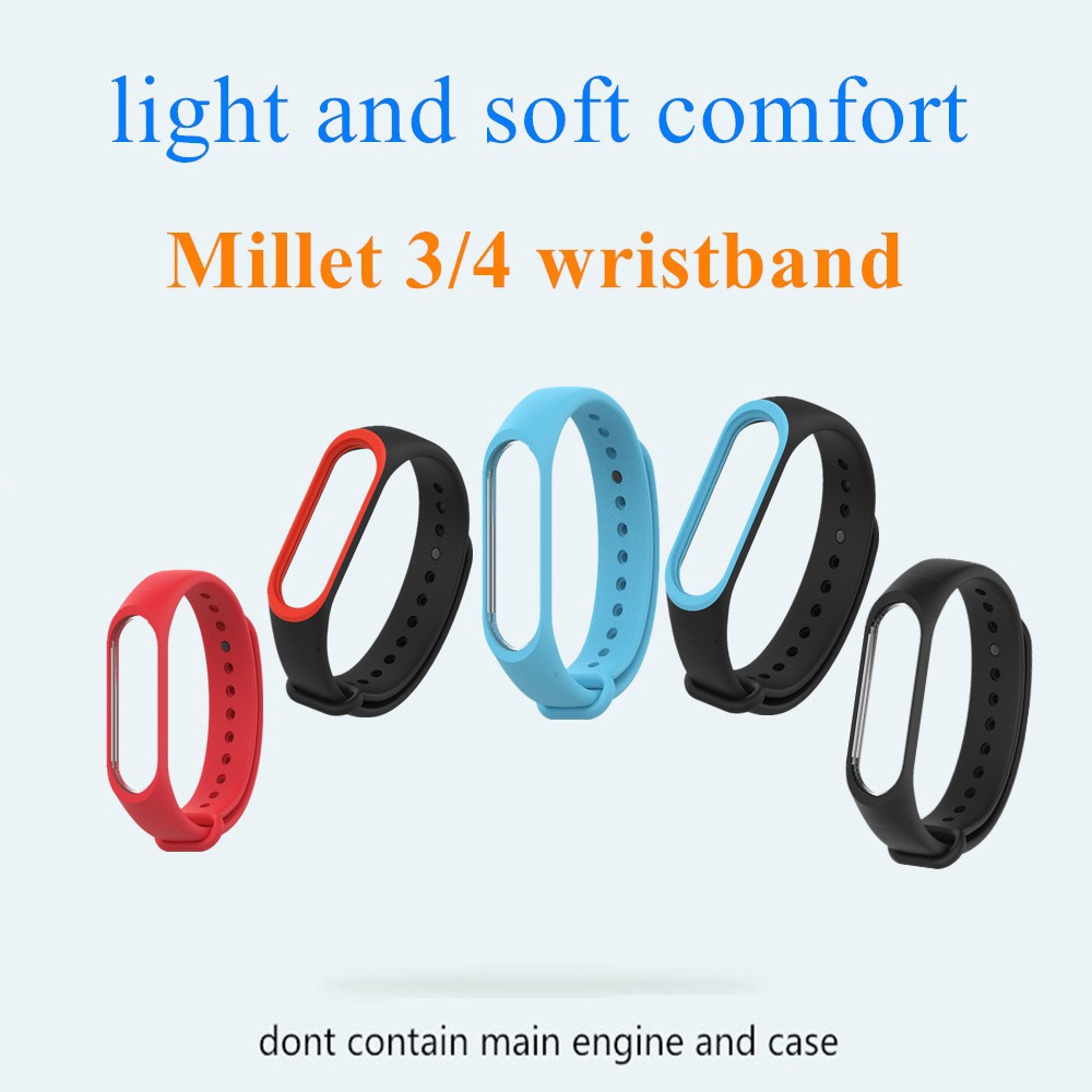 Vòng silicone đeo tay chuyên dụng cho Xiaomi Mi Band 3