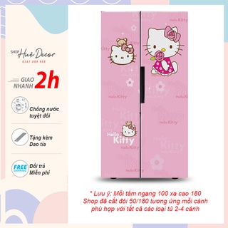 Miếng dán decal tủ lạnh 2 cánh, 4 cánh