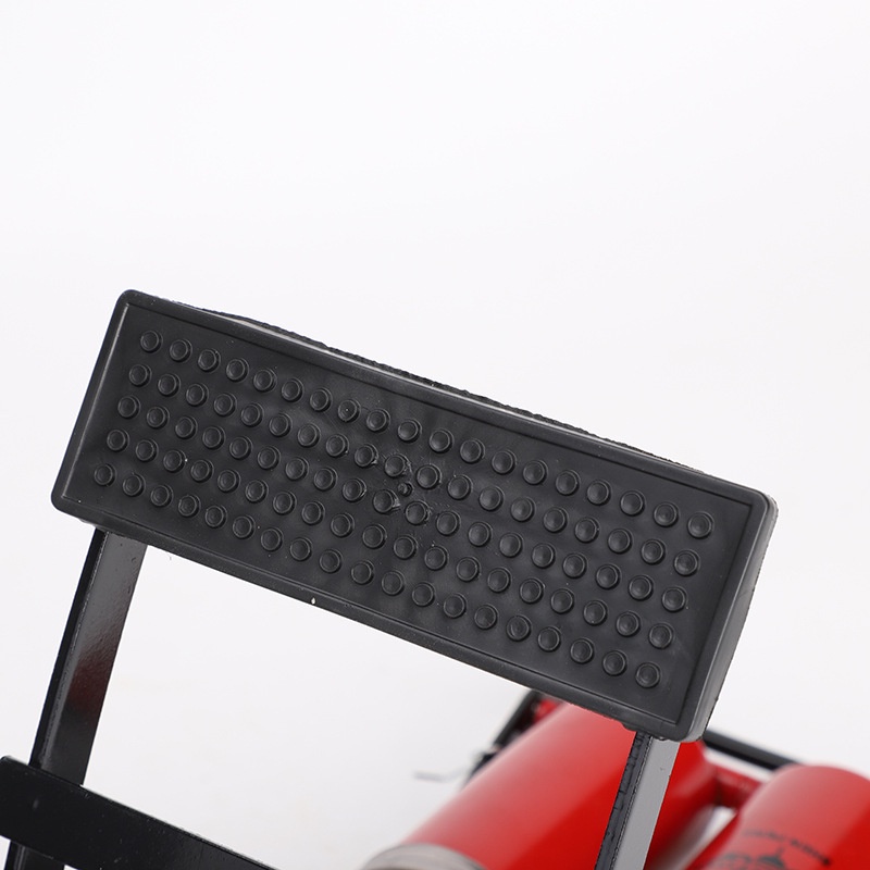 Máy bơm hơi bánh xe, lốp xe với 2 ống hơi Da Li Shen 49x31x47cm, giúp tiết kiệm thời gian và lực bơm dễ đạp dễ xếp gọn