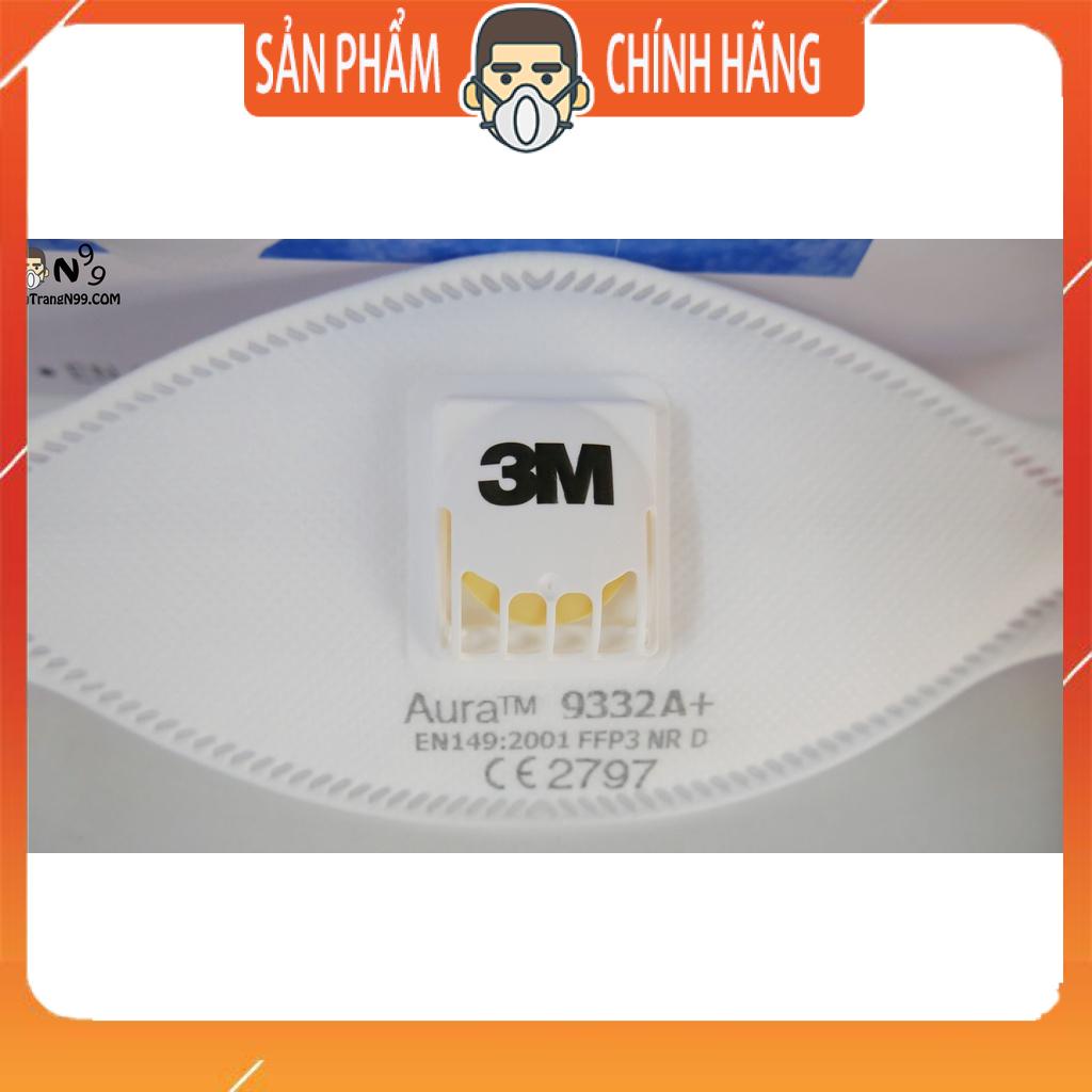 Khẩu trang FFP3 3M 9332A+ chuẩn Anh Quốc Made In Singapore