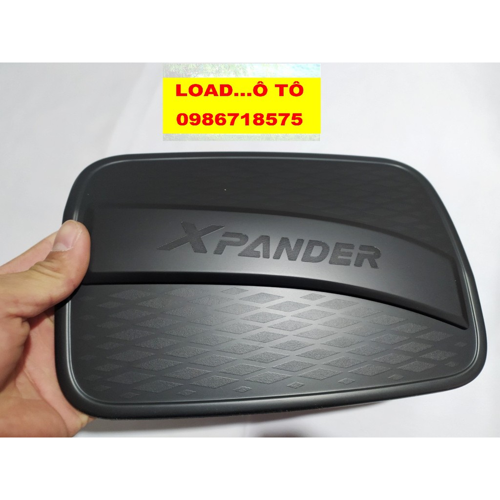 Ốp nắp xăng Xe Mitsubishi Xpander 2022-2018 Chất Liệu Nhựa ABS Màu Đen Cao Cấp