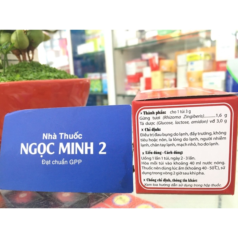 ✅ [Chính Hãng] Trà Gừng Traphaco (Hộp 10 gói)