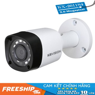[NHÀ PHÂN PHỐI] Camera Kbvision KX-2011S4 (2.0MP) - Camera 4in1 (CVI TVI AHD Analog) - Tự Động Cân Bằng Ánh Sáng thumbnail