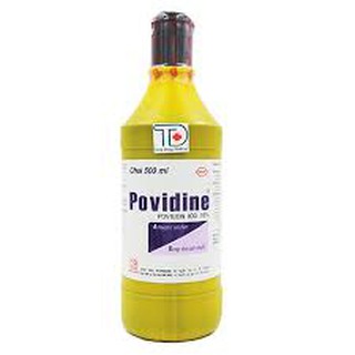Dung dịch sát khuẩn ngoài da Povidin 10% chai 500ml