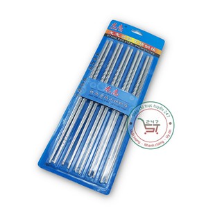 Đũa inox xoắn cao cấp - đũa nhựa đũa gỗ đũa tre đũa dừa các loại