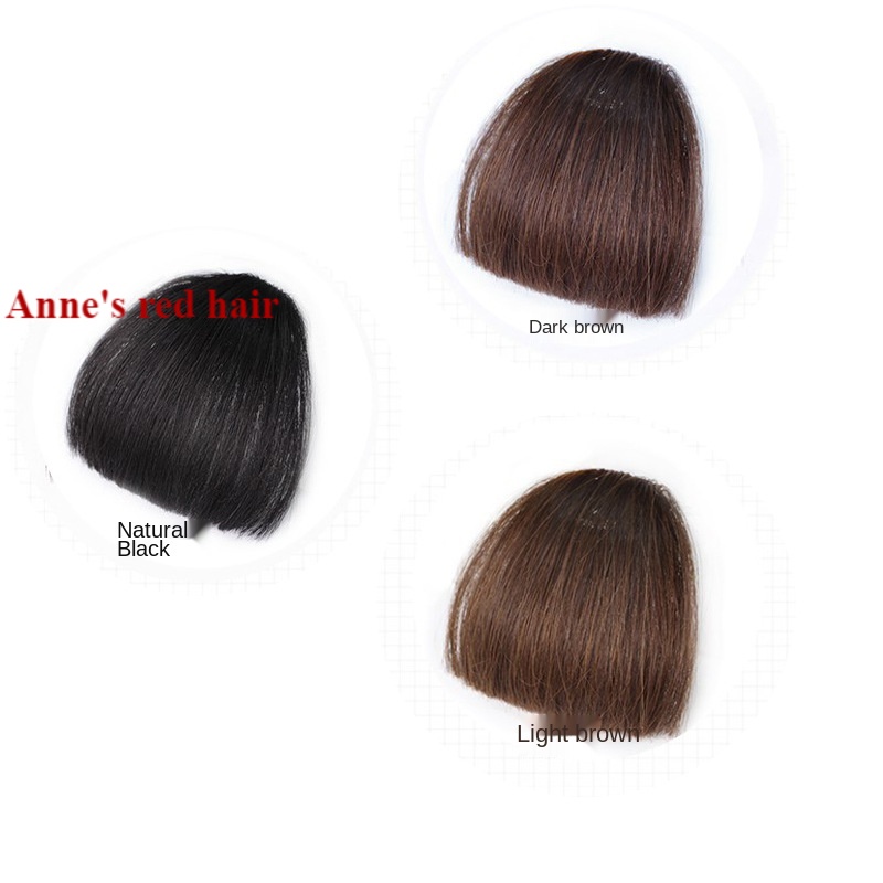 Bộ tóc giả mái ngang in hoạt hình dễ thương cho nữ