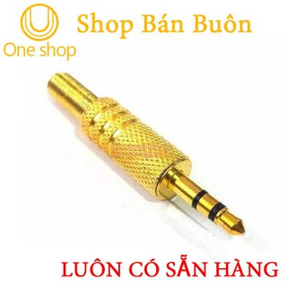 Combo 2 Jack Audio 3.5 Đực Mạ Vàng