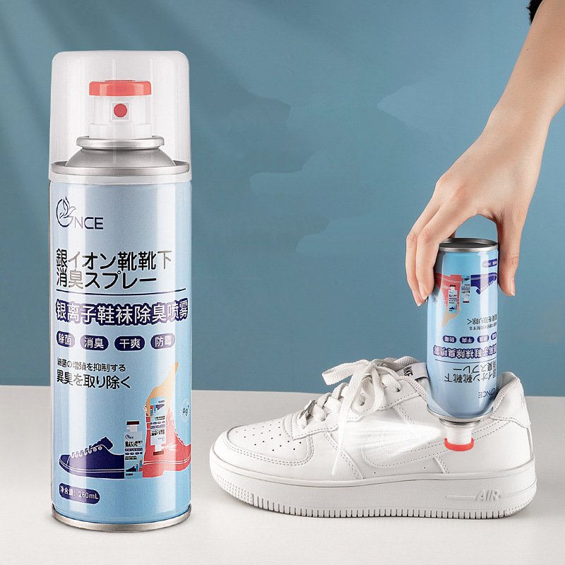 Chai xịt giày ❤️ Xịt khử mùi giày dép công nghệ Nano Bạc mùi dịu nhẹ 260ml đánh bay mùi hôi dép chân tủ giày hiệu quả