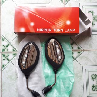Kính chiếu hậu tích hợp xi nhan(màu đen)