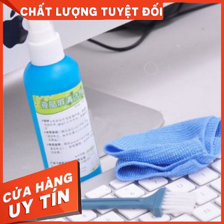 Bộ vệ sinh laptop, LCD (3 dụng cụ)-Bộ vệ sinh 3 món Bàn Phím