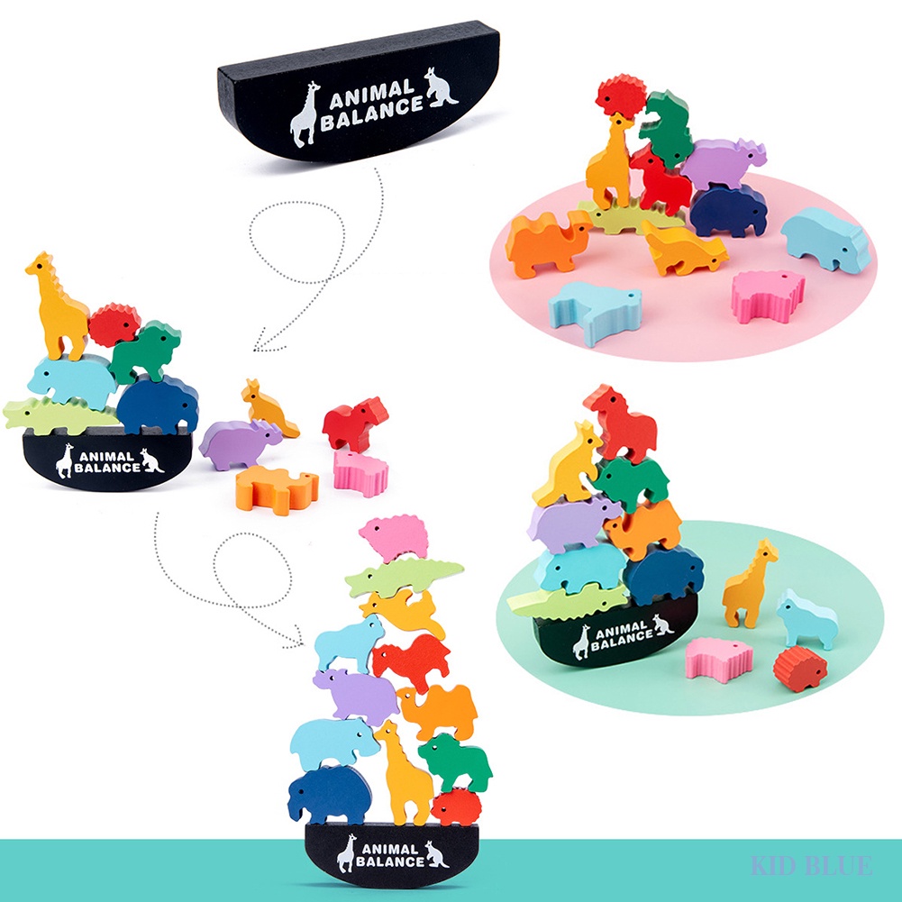 Bộ Đồ Chơi Xếp Hình Khủng Long Bằng Gỗ Cho Bé