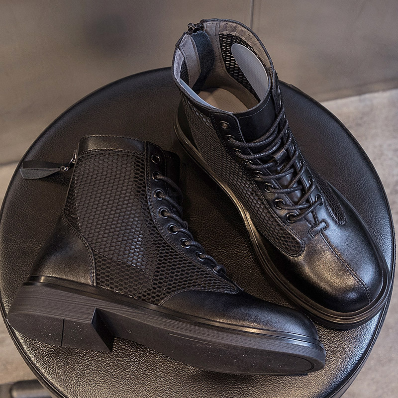 Giày Boot Cao Gót Phối Lưới Thiết Kế Mới Thời Trang Mùa Xuân Hè Dành Cho Nữ 2021 | BigBuy360 - bigbuy360.vn