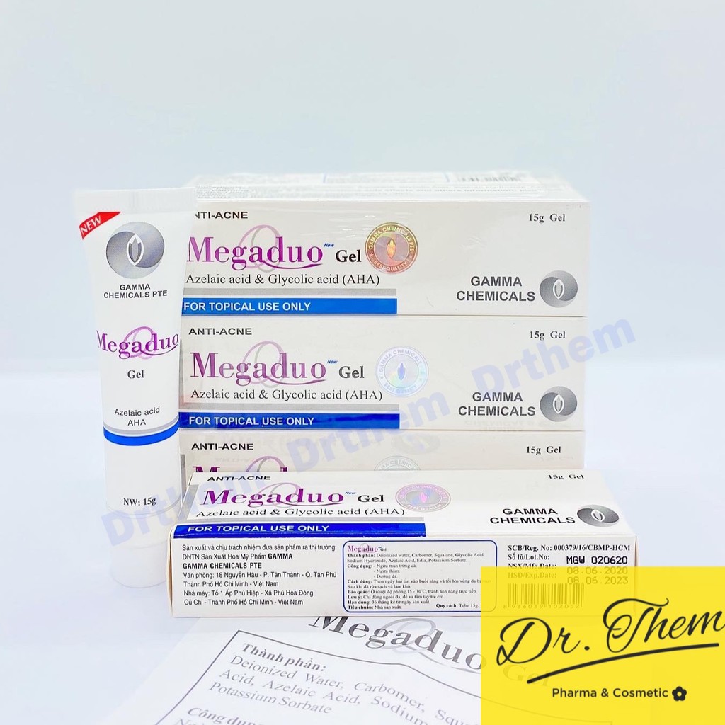 ✅[Chính Hãng] MEGADUO Gel 15g - Bản AHA và Plus Retinal 1.0 - Giảm Mụn Thâm Trứng Cá Dưỡng Da - New. RoseshopVietNam SP1