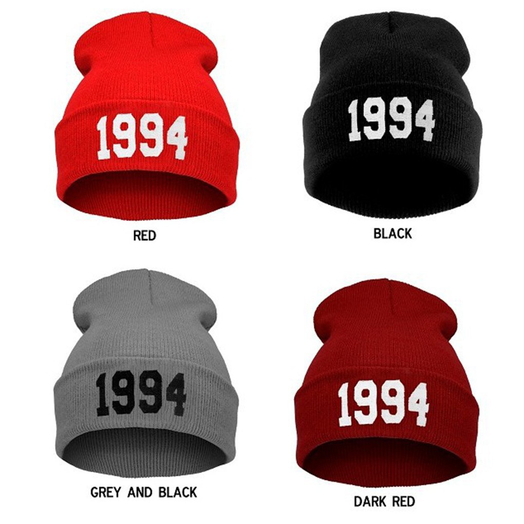 Mũ len hip hop 1994 màu sắc thời thượng