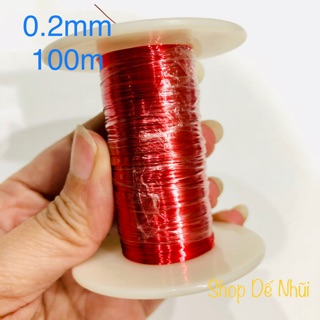 Cuộn Dây Đồng 100m 0,2mm