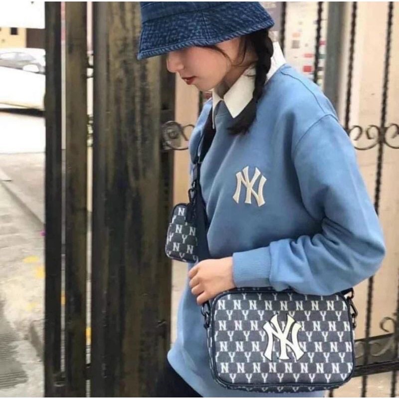 Túi đeo chéo thời trang NY Dáng Hộp Kèm ví đeo nhỏ