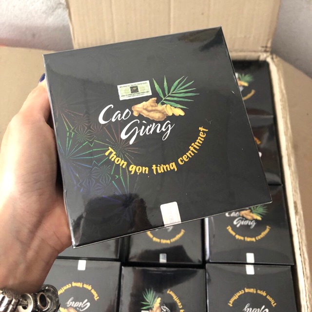 Cao Gừng Tan Mỡ Thiên Nhiên Việt chính hãng (mẫu mới)