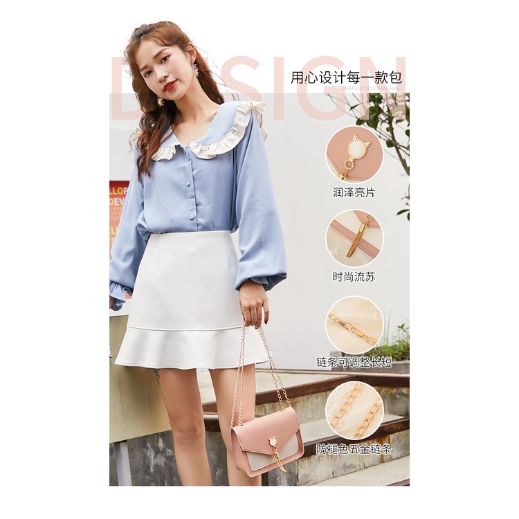Túi xách nữ đeo chéo hồng ngọt ngào mini giá rẻ chất lượng và thời trang mini ,  đeo chéo, kẹp nách  TTF008