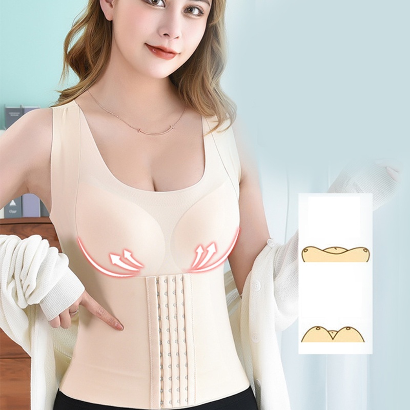 Áo lót nâng ngực 4 trong 1 định hình lưng và cơ thể không gọng cho nữ